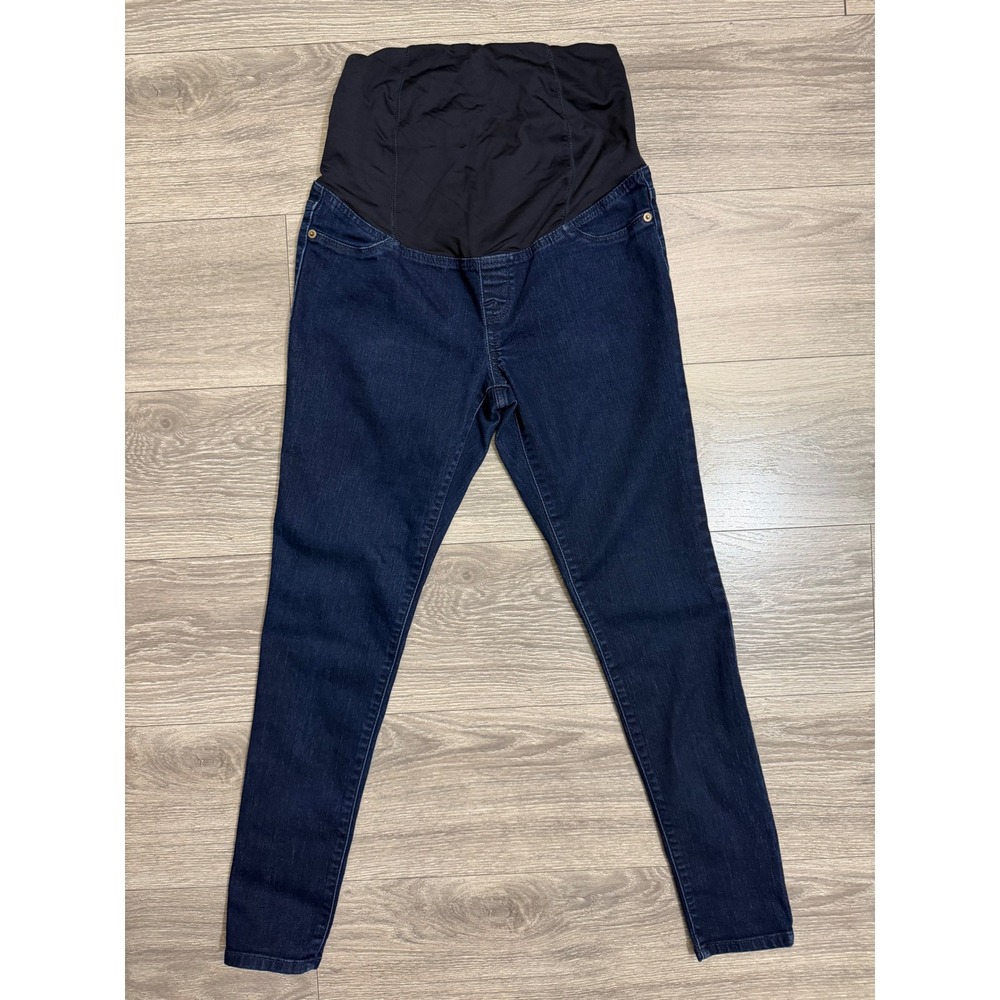 Isabel Maternity by Ingrid & Isabel Dark Wash Skinny Jegging Blue Size 4/27R